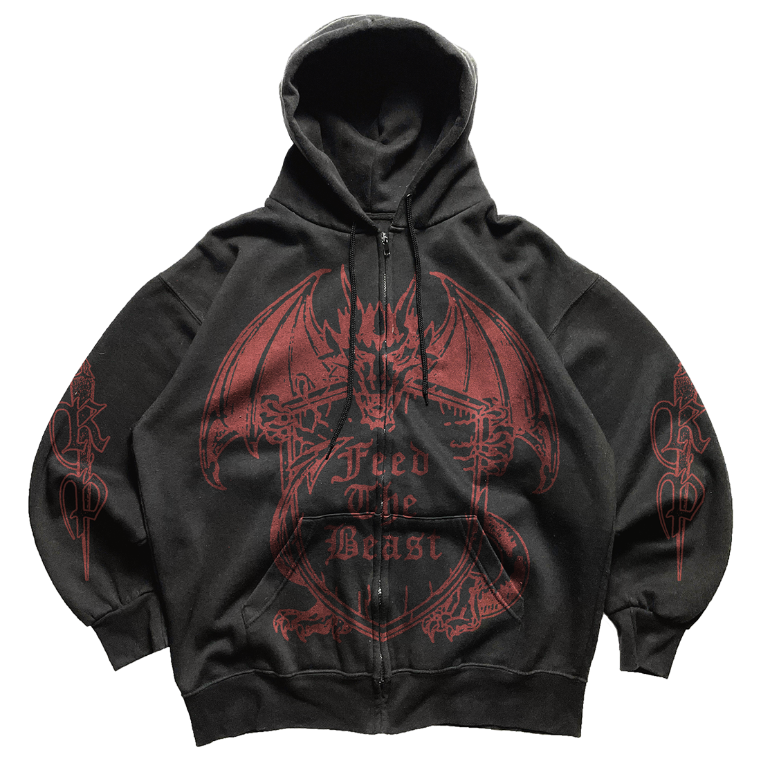 Black feed the beast hoodie